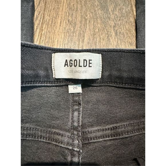 AGOLDE Sophie Black Distressed Jean - Picture 4 of 7
